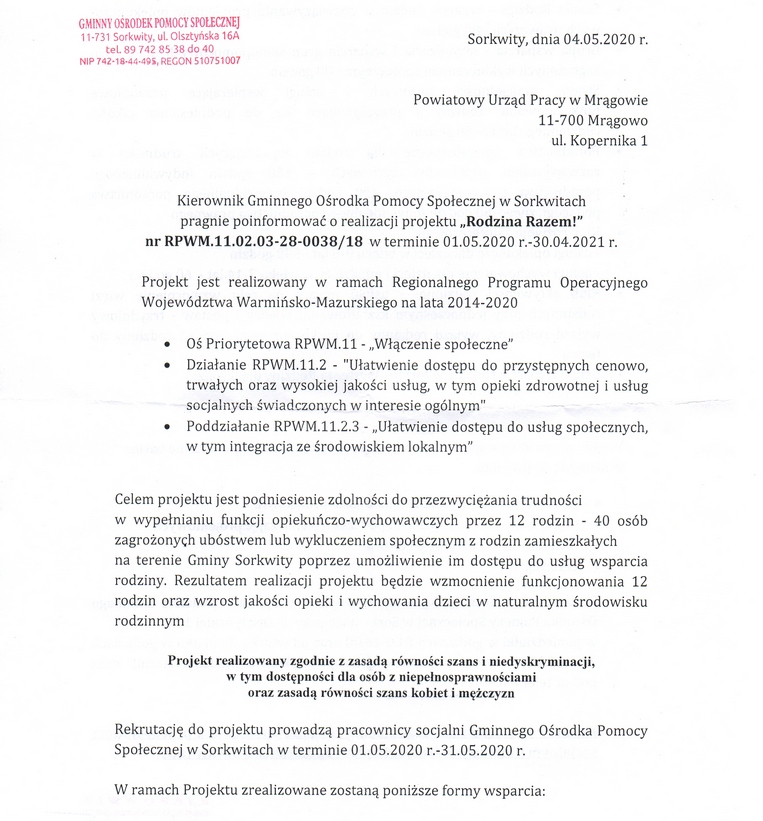 projekt Rodzina Razem
